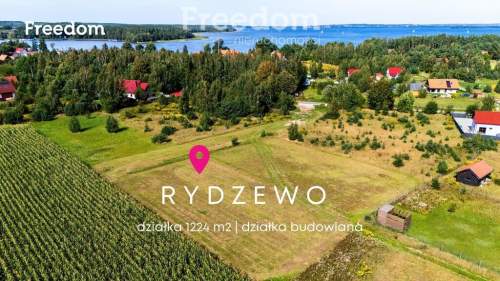Działka 1224 m w Rydzewie 700 m od jeziora