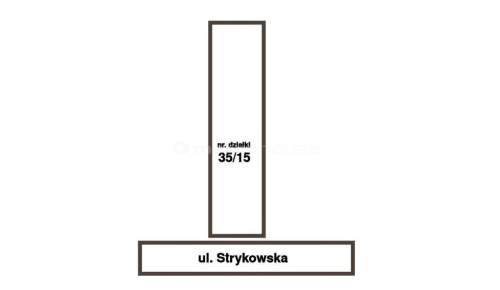 2200 m2 w całości budowlana ul. Strykowska