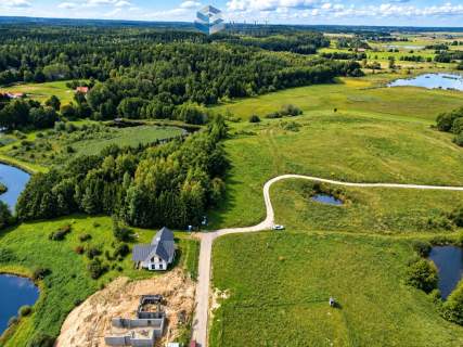 Panoramiczny widok na rozlewisko