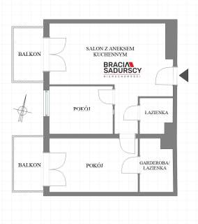 2 pokoje z garderoba na Tomickiego/Czyżyny