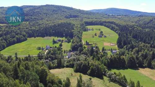 Działka MNU- 4674 m , widok Beskid, Lachowice