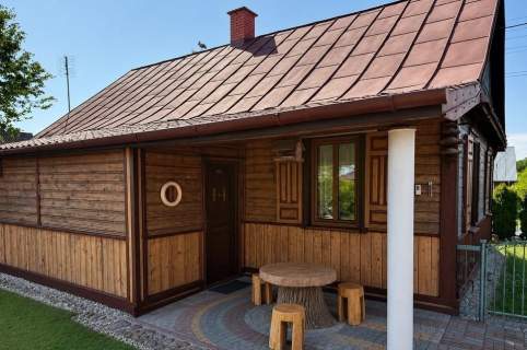 Siedlisko Kopytów Kodeń dom całoroczny Sauna teren za