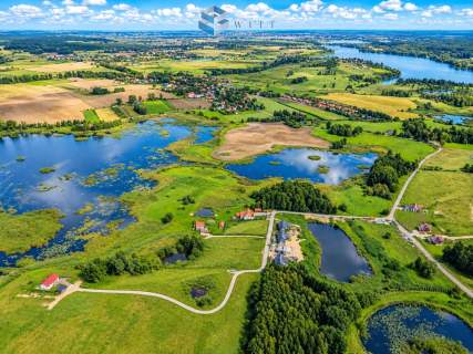 Panoramiczny widok na rozlewisko
