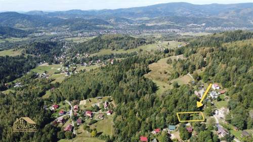 Działka budowlana 1161 m Milówka