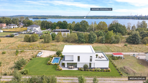 100 m od Pogorii IV Nowoczesny Dom 242 m 830m2 Działka