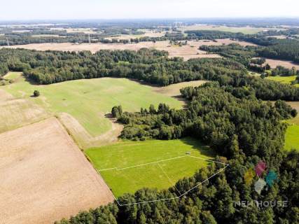 Działka pod dom przy lesie cisza i natura