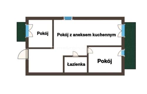 Nowoczesne 3 pokoje ogród 200m Staniszów