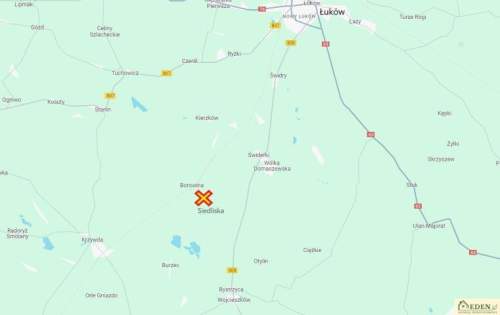 Działki budowlane w Siedliskach pod Łukowem