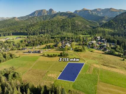 Działka rolna 3115 m Kościelisko