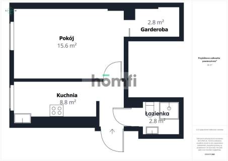 Kawalerka / Osobna kuchnia / Garderoba / Centrum