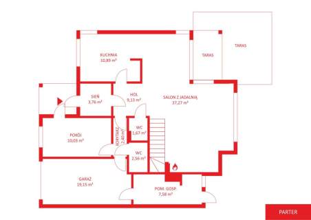 Klasyczny dom dla rodziny 156m2 do wprowadzenia