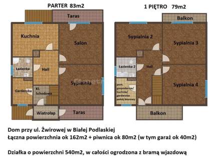 Dom 162m2 z potencjałem - działka 540m2 Kołychawa