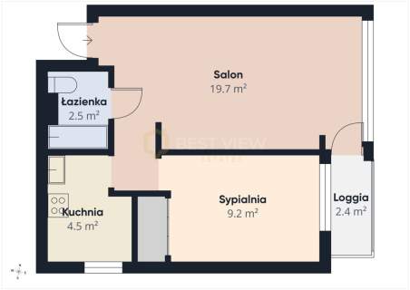 2 pokoje przy Łazienkach balkon zieleń i cisza