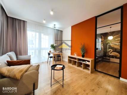 Apartament w centrum miasta z dużym tarasem 