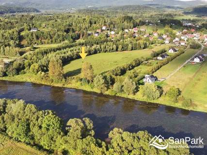 Działka rolna 27 arów nad Sanem - Lesko, Posada