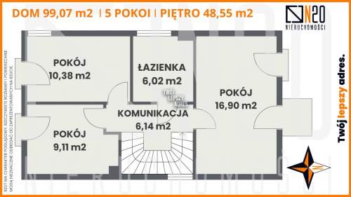NOWOCZESNY DOM Z POMPĄ CIEPŁA - bliźniak