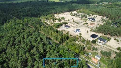 Działka 1002m2, pozwolenie na budowę, Czarne Błoto