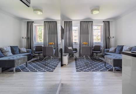 Apartament 250 m od Motławy 2 pokoje z balkonem