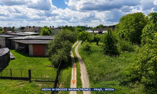    Działka budowlana w drugiej linii zabudowy   