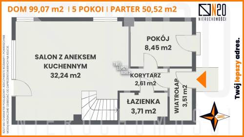 NOWOCZESNY DOM Z POMPĄ CIEPŁA - bliźniak