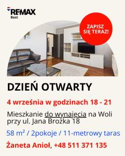 Wyjątkowe 58 m2 na Woli, panorama miasta, garaż
