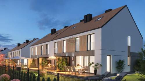 114m2 28m2 poddasza, ogród, salon od południowej strony