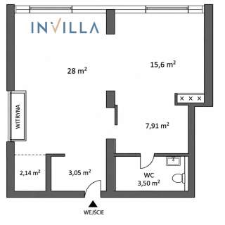 Lokal usługowy 60m2 przy nowym Mieście