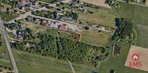 Działka budowlana 1200m2 z WZ narożna