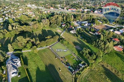 Działka budowlana 1173 m z warunkami zabudowy
