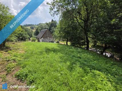Działka BUDOWLANA i dom, 31 ary Bieszczady, Bóbrka, k. SOLINA