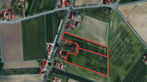 Działki budowlane z WZ - Milżyn przy drodze Izbica Kuj - Lubraniec