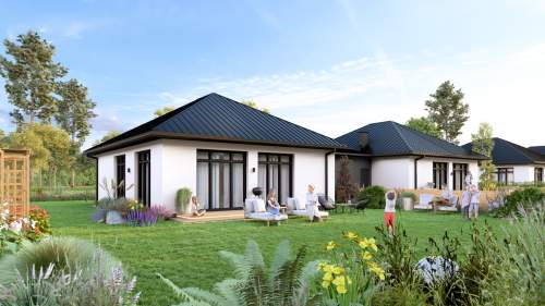 Dom w zabudowie bliźniaczej 100 m2 600 m2 działka