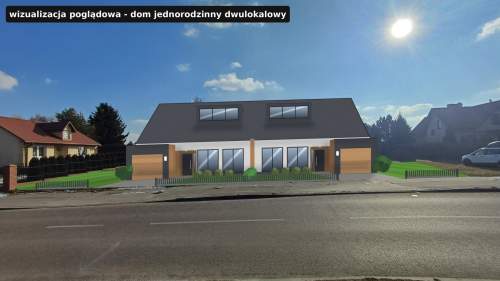Działka dla dewelopera pod dwa domy dwulokalowe