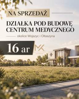 Działka komercyjna z Pozwoleniem na budowę centrum medycznego
