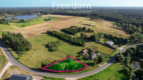 Malowniczo położona działka 800 m2 z MPZP