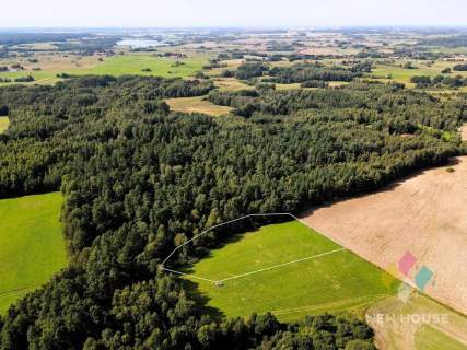 Działka pod dom przy lesie cisza i natura