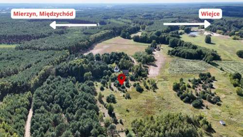 Działka w lesie 3006 m pozwolenie na budowę