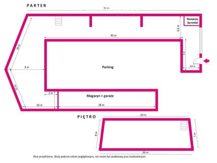 Obiekt po działalność usługowo-handlową