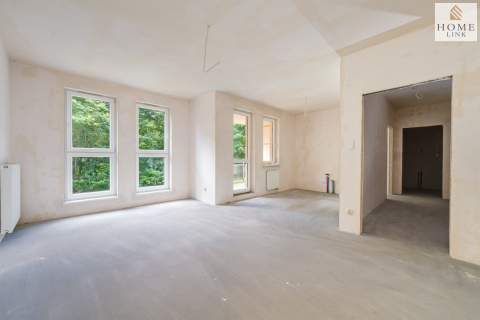 Osiedle Browary, nad rzeką Łyną z widokiem na las