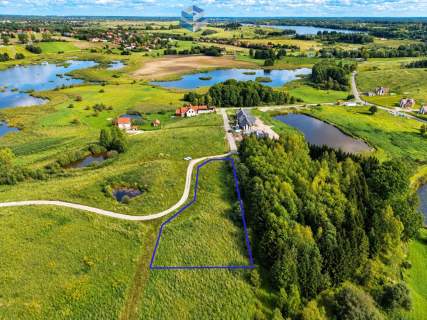 Panoramiczny widok na rozlewisko