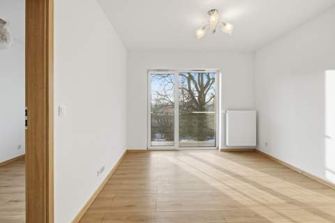   Dwa pokoje   Blok z 2022 r.   Duży balkon   