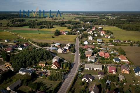 działka budowlana z uzbrojeniem w drodze