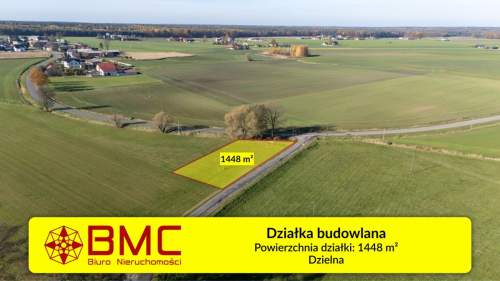 Działka budowlana Dzielna 1448m2