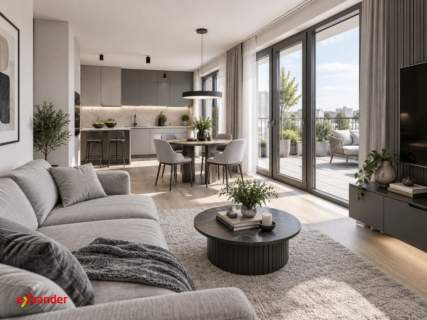 3 pokoje 62,45 m balkon Gdańsk Morena IV kwartał 2027