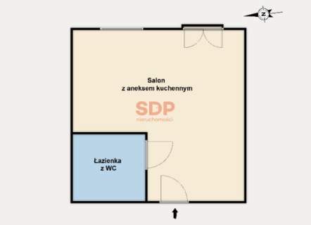 Słoneczna kawalerka z antresolą obok Piotrkowskiej