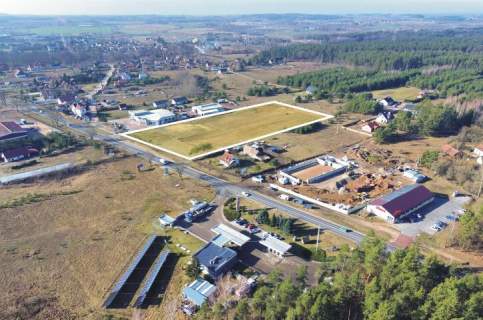 Działka inwestycyjna w pobliżu drogi międzynarodowej E67