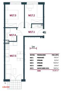 3 pokoje balkon logia Nowa Huta 550tys PROMOCJA