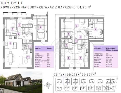 Nowoczesny bliźniak 5 pokoi 3 łazienki garaż Nowos