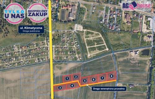 Działki inwestycyjne - możliwość zabudowy domkami