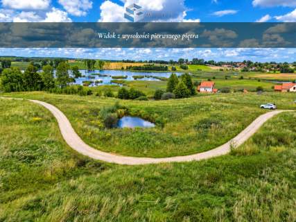 Panoramiczny widok na rozlewisko